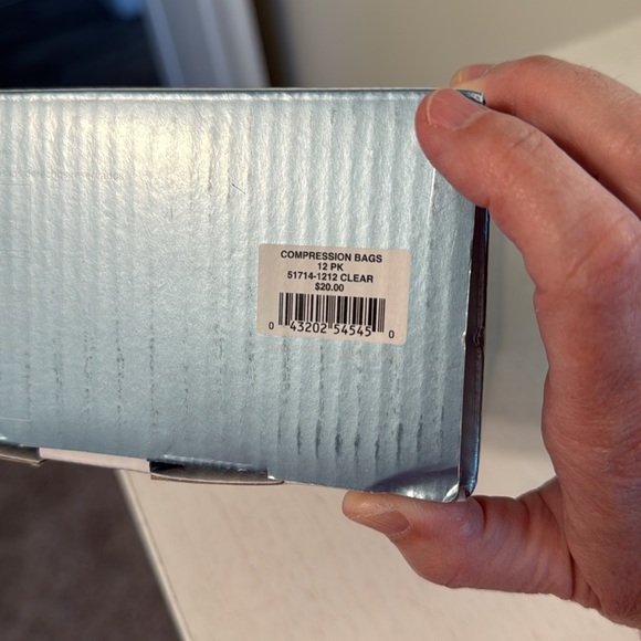 Samsonite Compression Bags (Clear) 12 Pack Multi Sizes / Brand NWT / Zip Side - Picture 5 of 5